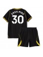 Chelsea Aaron Anselmino #30 Venkovní dres pro děti 2026-27 Krátký Rukáv (+ trenýrky)